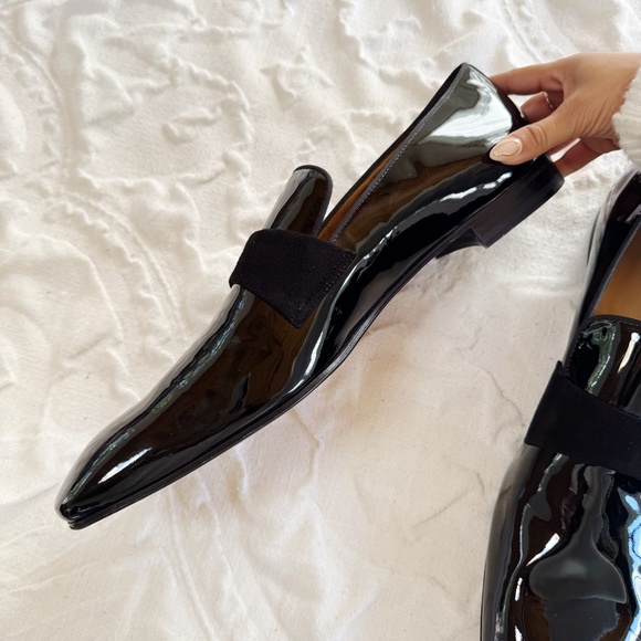 Paul Stuart Men's Heron Patent Leather Loafers Size 15 New - Picture 7 of 15